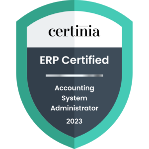 Certinia Certified Accounting System Administrator