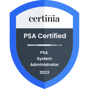Certinia Certified PSA System Administrator